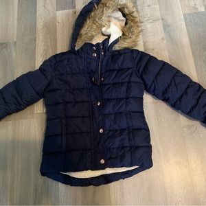 Little girls navy blue Old Navy puffer/ a excellent condition